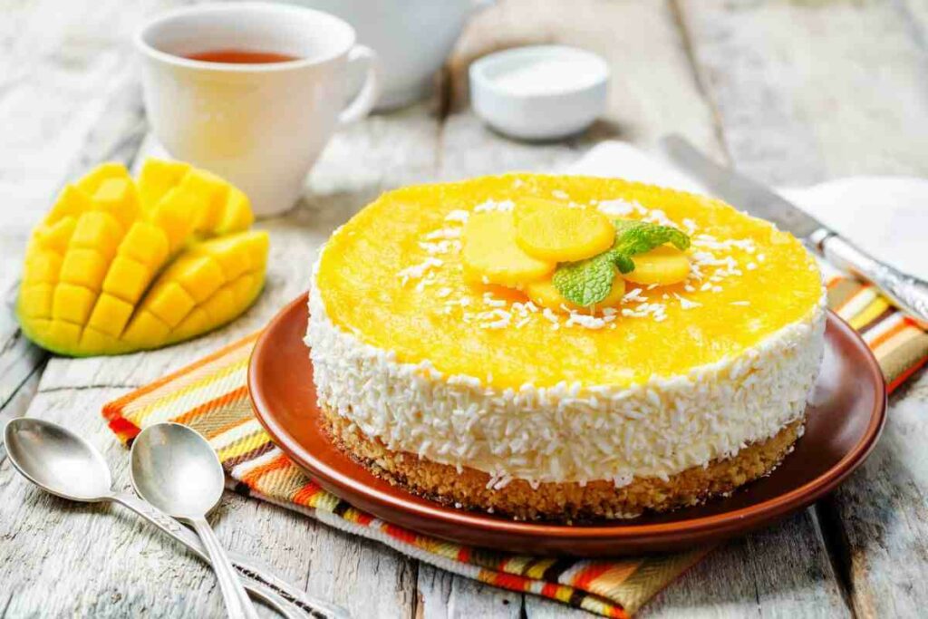 ricetta cheesecake al mango