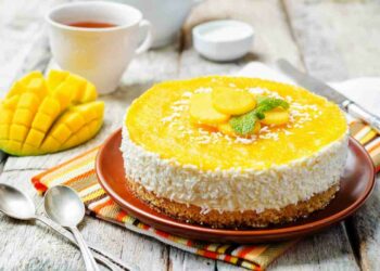 ricetta cheesecake al mango