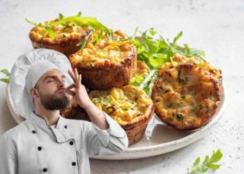 muffin con le verdure