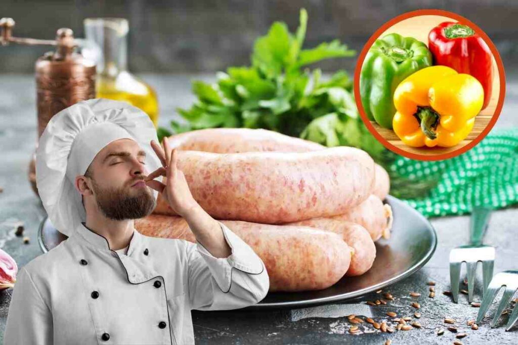 condimento con peperini e salsiccia