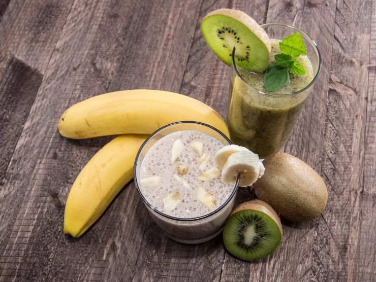 ricetta smoothie kiwi e banana